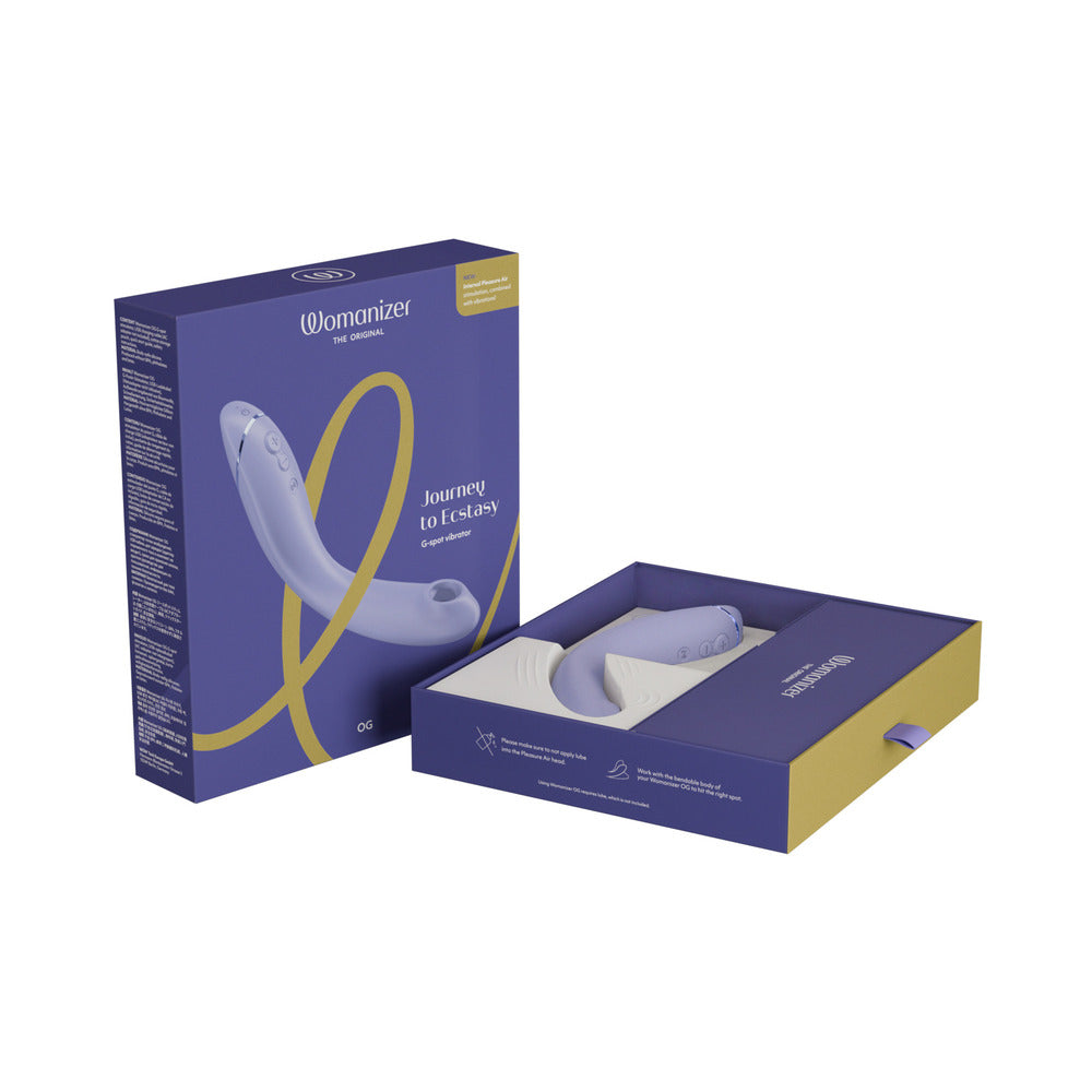WOMANIZER OG RECHARGEABLE G-SPOT PLEASURE AIR STIMULATOR LILAC