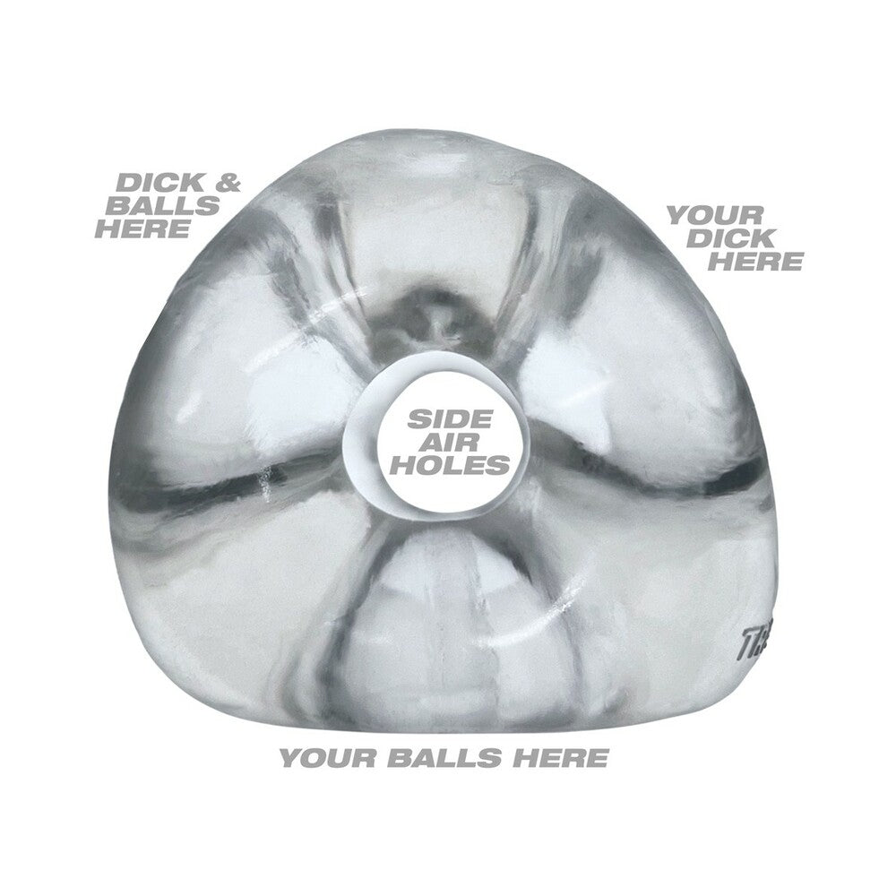 OXBALLS - TIRANTES DE TRES ANILLOS (TRI-SPORT XL) GRUESOS Y TRANSPARENTES