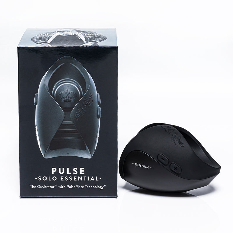 HOT OCTOPUSS - PULSE SOLO ESSENTIAL VIBRADOR MASTURBATOR RECARGABLE NEGRO