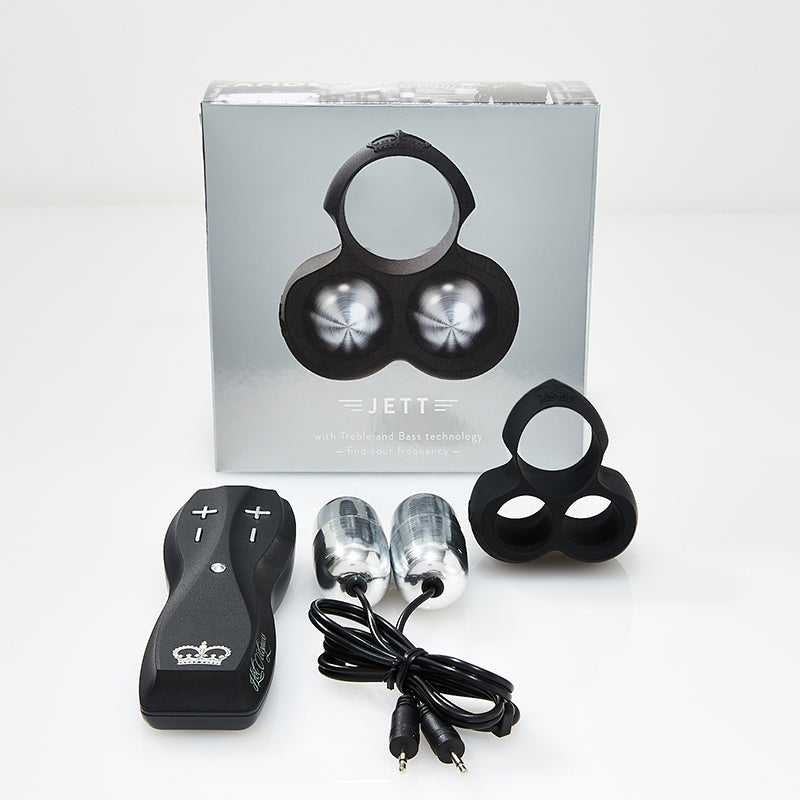 HOT OCTOPUSS - VIBRADOR DE PENE CON CONTROL REMOTO JETT NEGRO