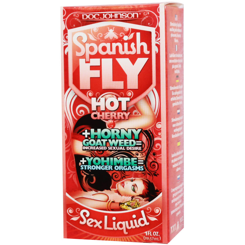 DOC JOHNSON - SPANISH FLY HOT CHERRY SEX LIQUID 1 FL OZ