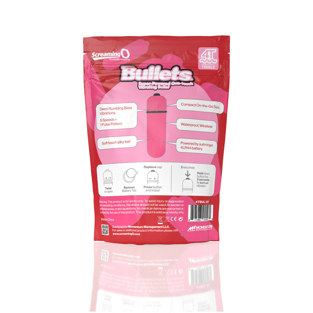SCREAMING O - 4T BULLET VIBRATOR STRAWBERRY