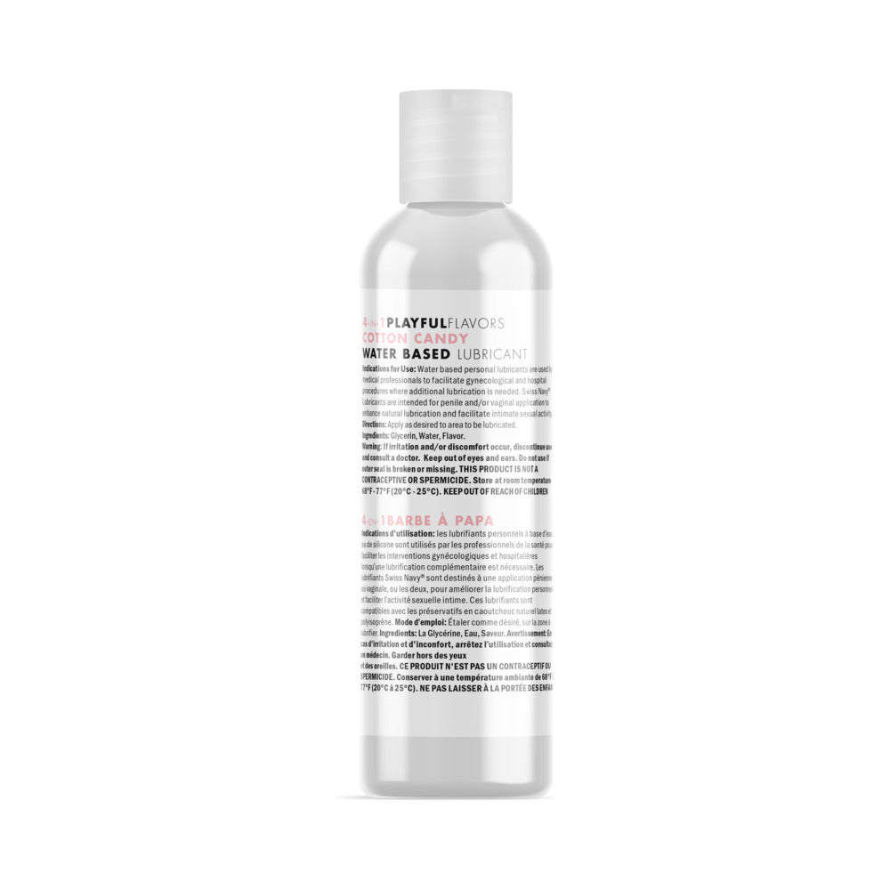 SWISS NAVY - 4 IN 1 PLAYFUL FLAVORS COTTON CANDY 1 OZ.