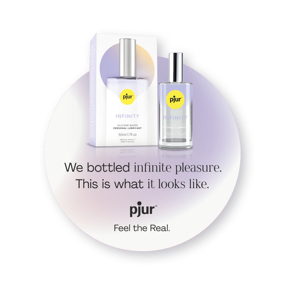 PJUR - LUBRICANTE PERSONAL A BASE DE SILICONA INFINITY 1.7 OZ.