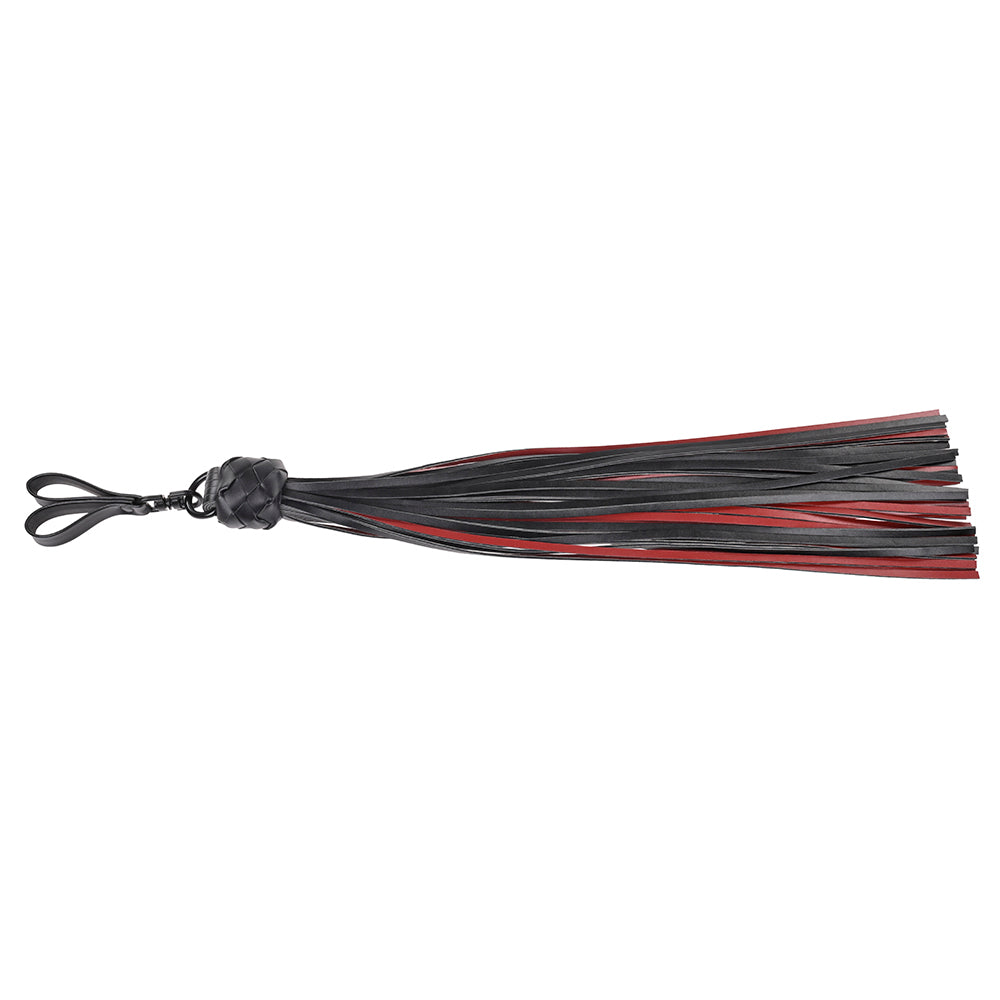 SPORTSHEETS SAFFRON FINGER FLOGGER WITH FINGER LOOP HANDLE