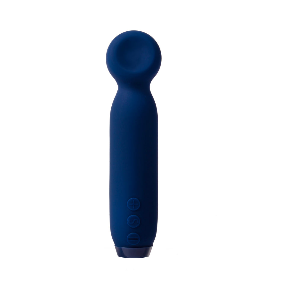 JE JOUE VITA RECHARGEABLE SILICONE WAND TIP BULLET VIBRATOR COBALT BLUE