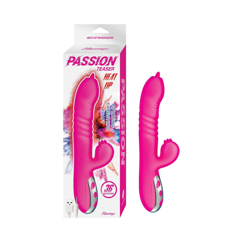 PASSION TEASER HEAT UP DUAL STIMULATOR PINK