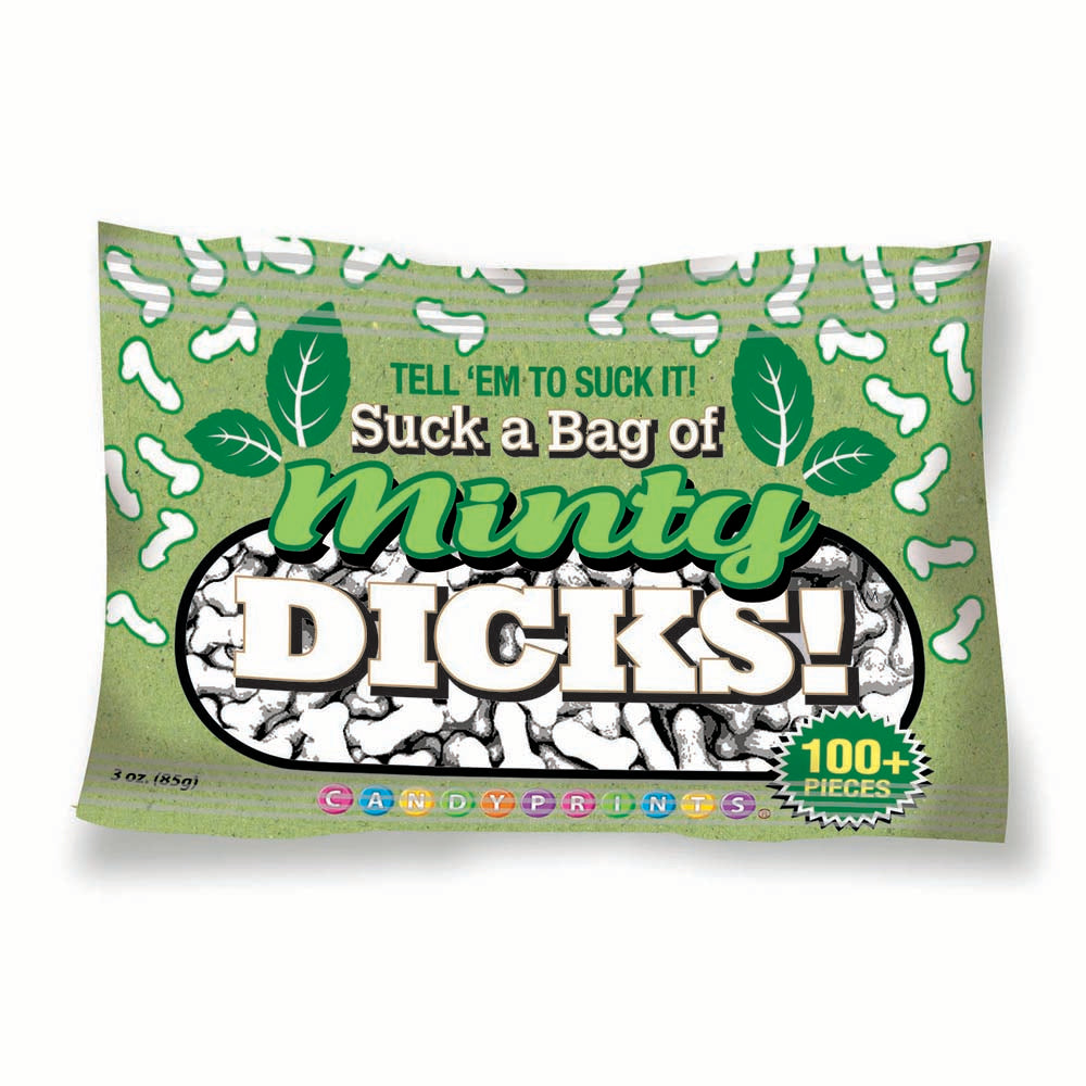 LITTLE GENIE - SUCK A BAG OF MINTY DICKS 3 OZ. BAG