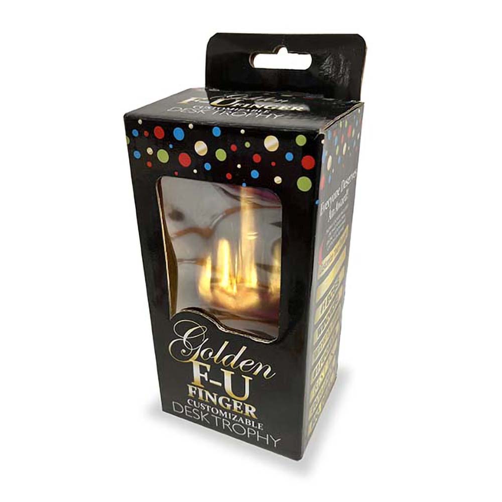 GOLDEN F-U FINGER TROPHY