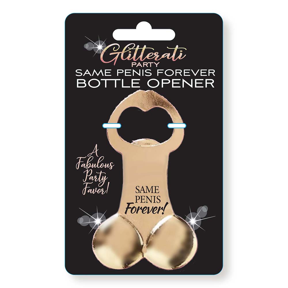 GLITTERATI PARTY SAME PENIS FOREVER BOTTLE OPENER
