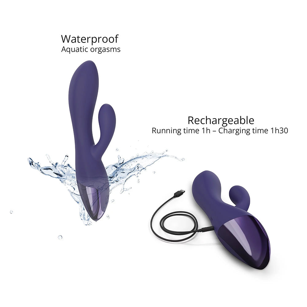 LOVE TO LOVE FUNKY BUNNY BABY RABBIT VIBRATOR MIDNIGHT INDIGO