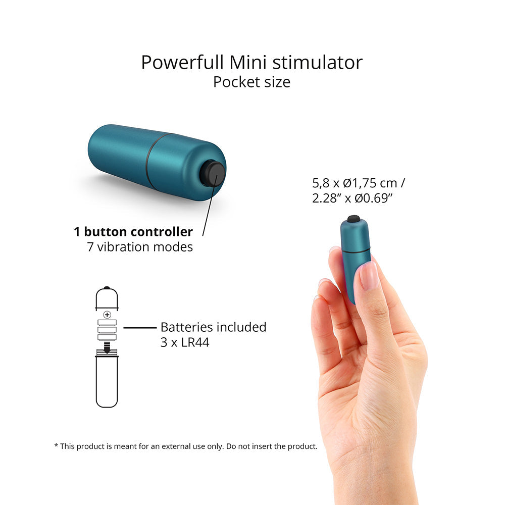 LOVELY PLANET - LOVE TO LOVE WAOUHHH BULLET VIBRATOR TEAL ME