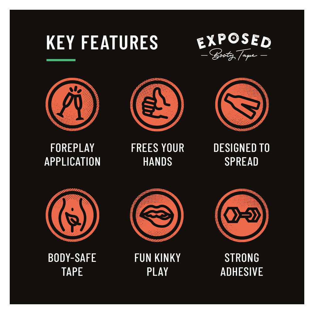 COUPLES CO. - EXPOSED BOOTY TAPE (20 PIECES PER BOX)