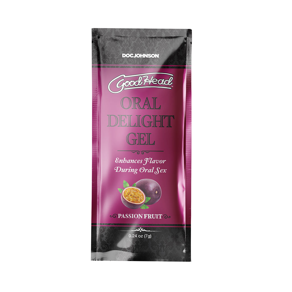 DOC JOHNSON - GOODHEAD ORAL DELIGHT GEL MULTI-FLAVOR 6-PACK 0.24 OZ.
