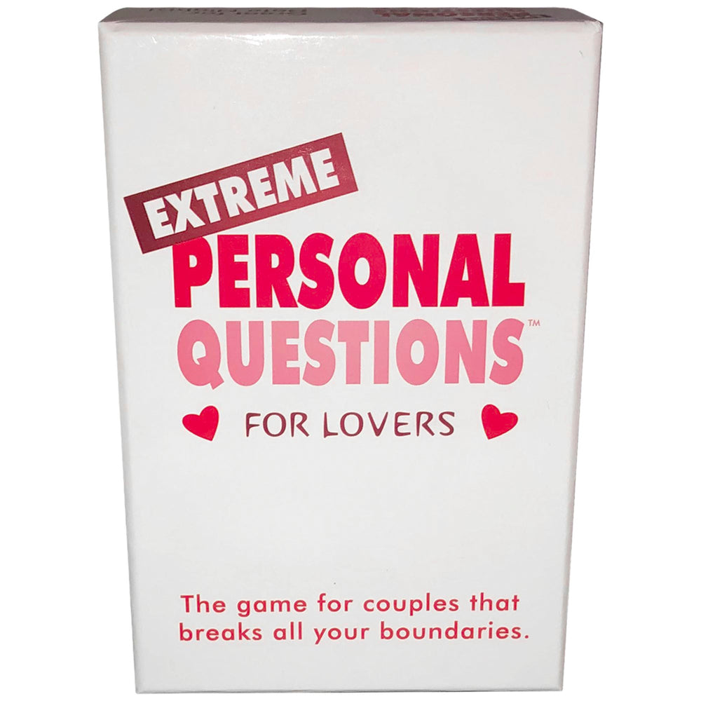 EXTREME PERSONAL QUESTIONS FOR LOVERS GAME