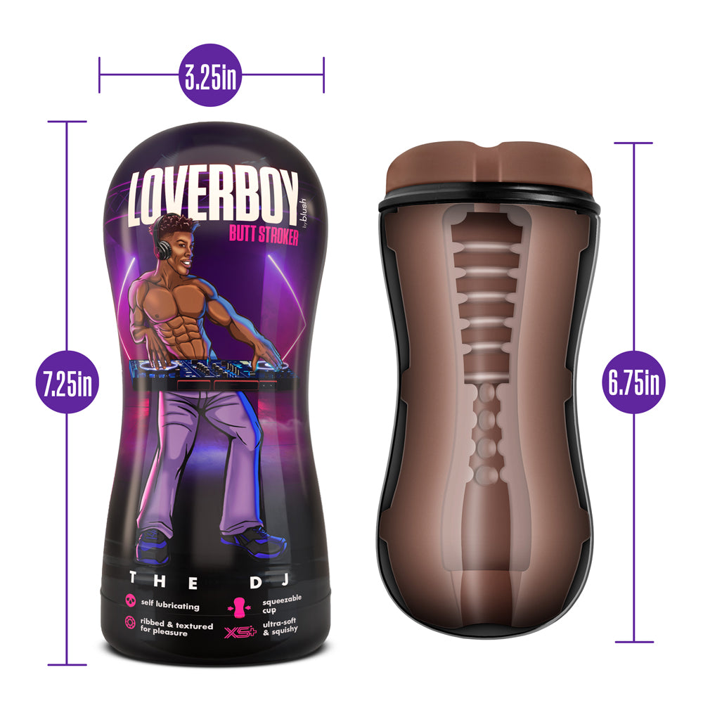 BLUSH - LOVERBOY THE DJ MASTURBATEUR ANAL AUTO-LUBRIFIANT MARRON