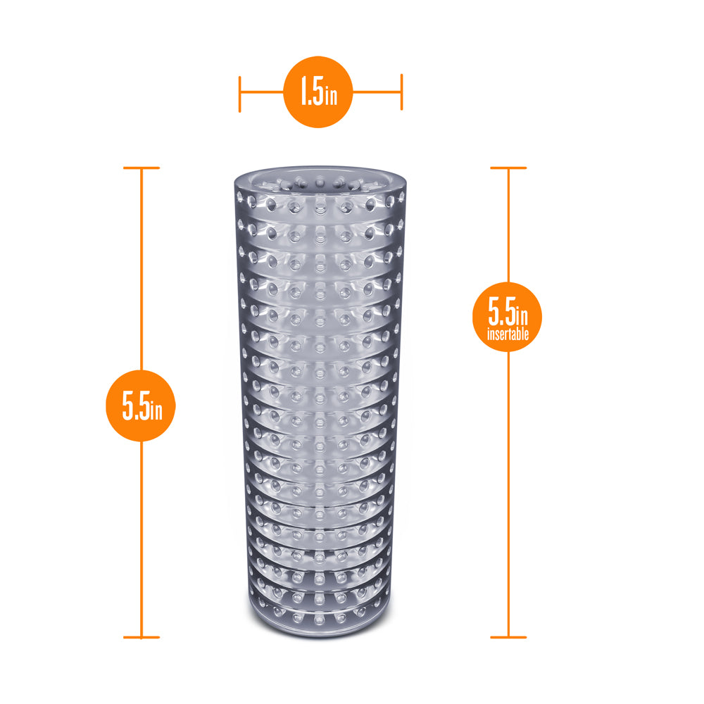 RIZE! STROKEZ STIMULATING STROKER CLEAR