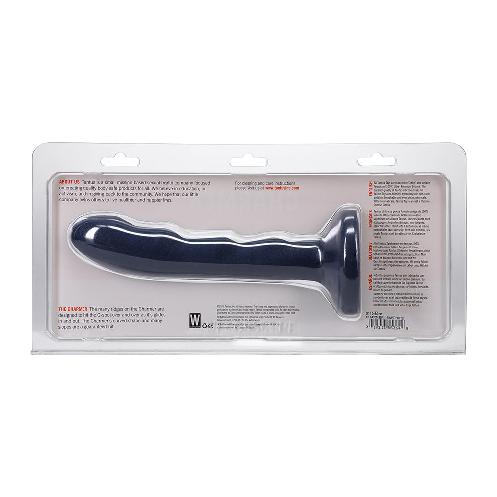 TANTUS - CHARMER DILDO DE PUNTO G DE 8 PULGADAS ZAFIRO