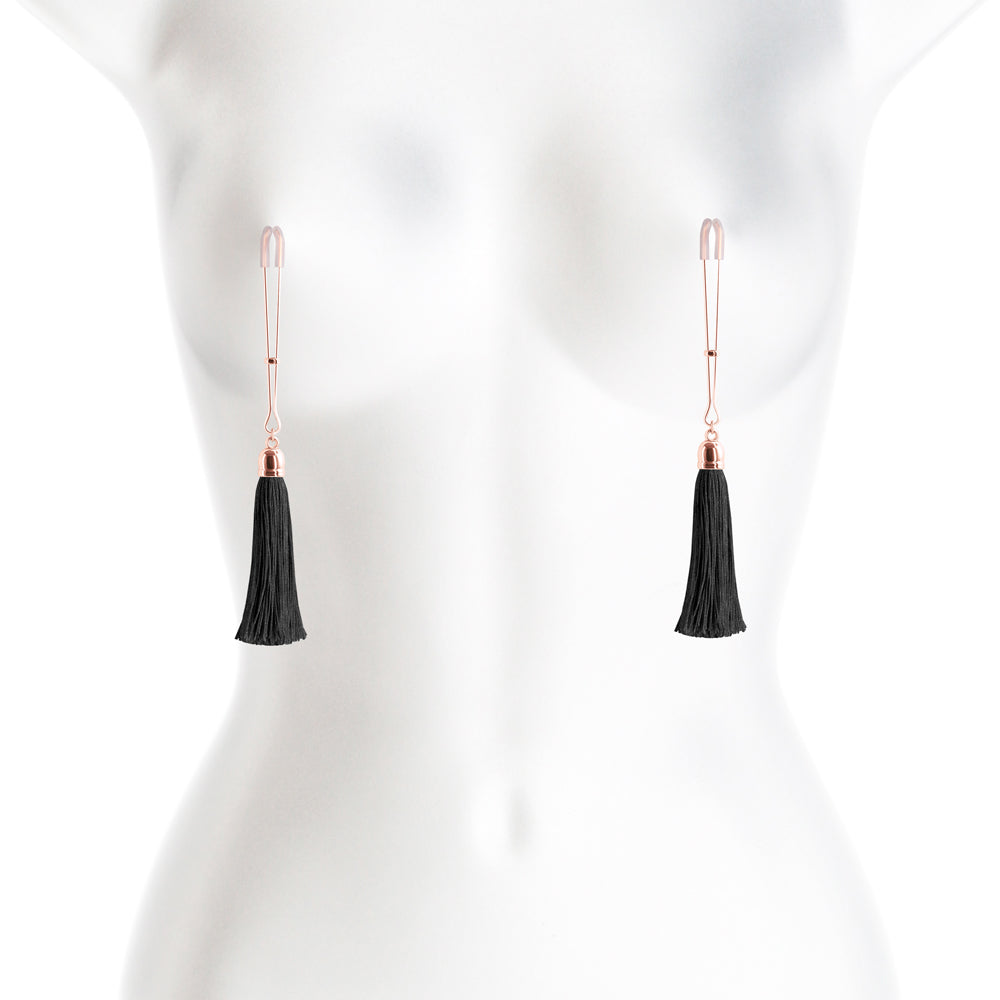 NS NOVELTIES - BOUND NIPPLE CLAMPS T1 BLACK
