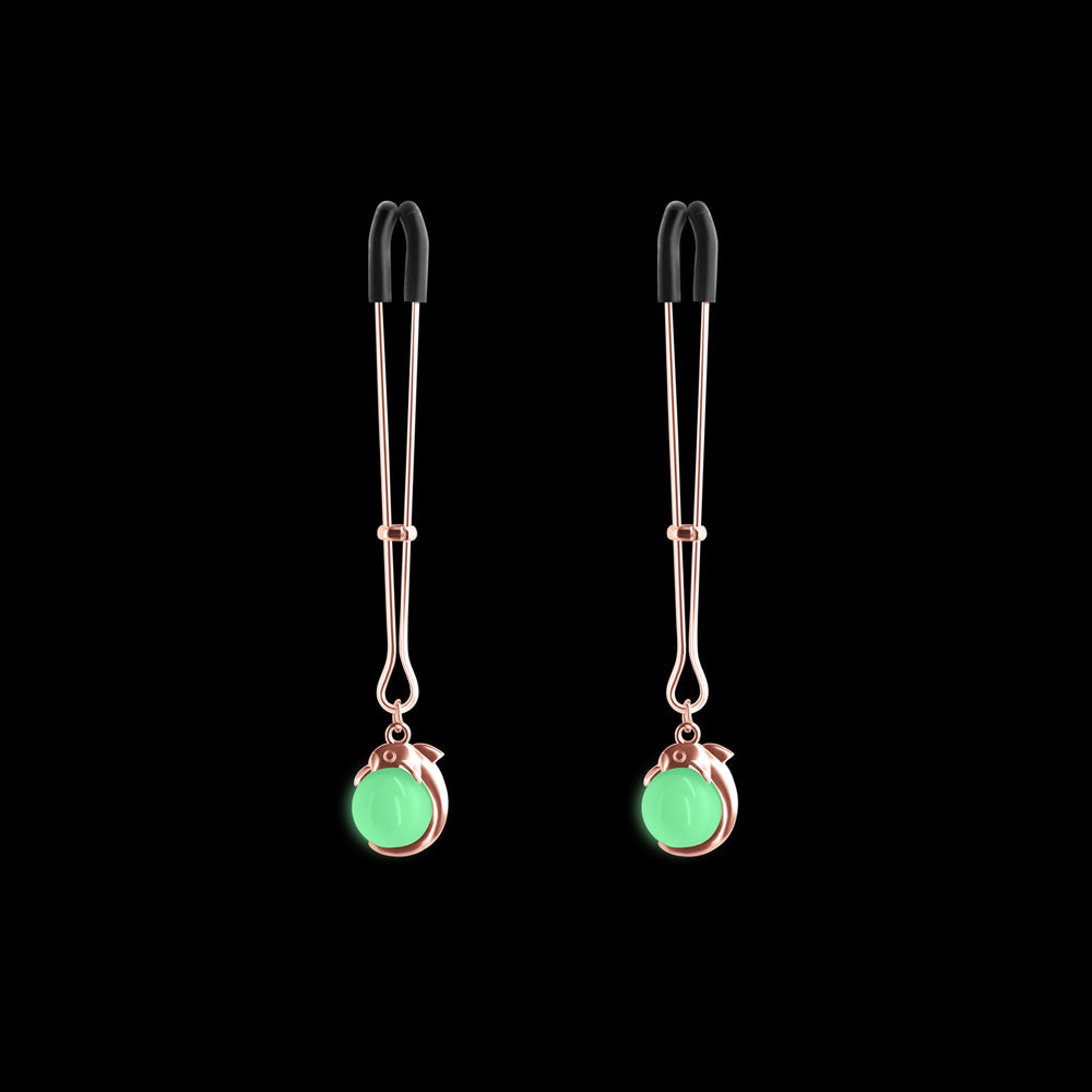 NS NOVELTIES - BOUND NIPPLE CLAMPS G1 ROSE GOLD