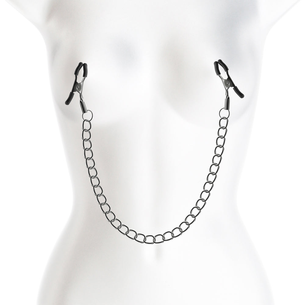 NS NOVELTIES - BOUND NIPPLE CLAMPS DC2 GUNMETAL