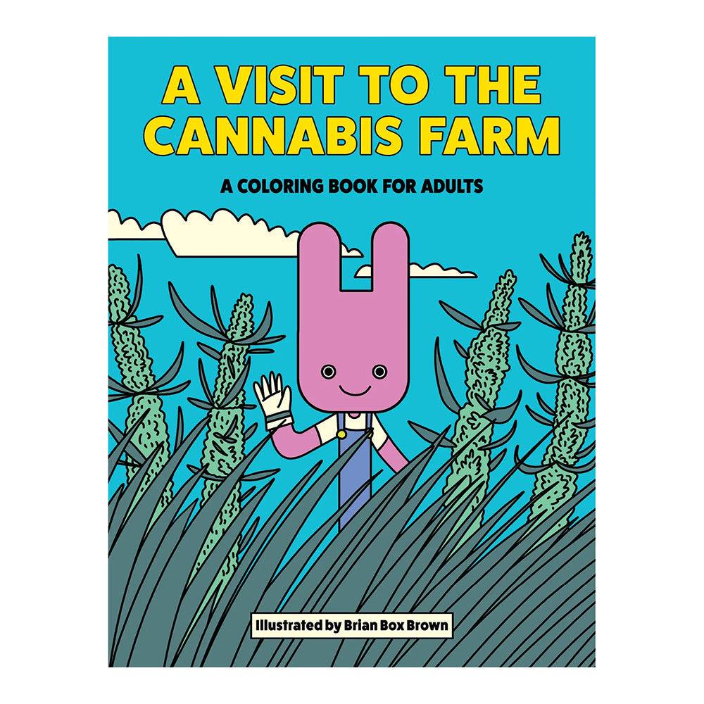 WOOD ROCKET - A VISIT TO THE CANNABIS FARM COLORING BOOK