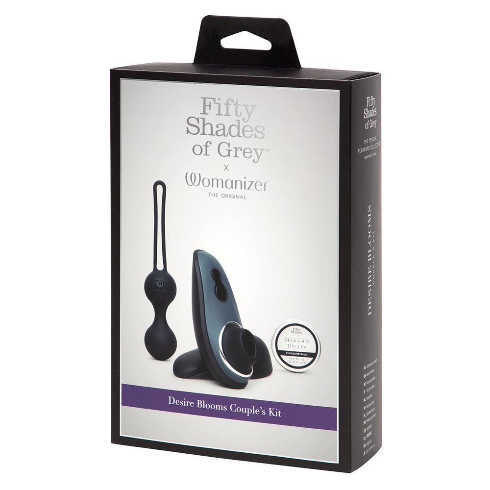 FIFTY SHADES OF GREY - WOMANIZER DESIRE BLOOMS KIT BLACK