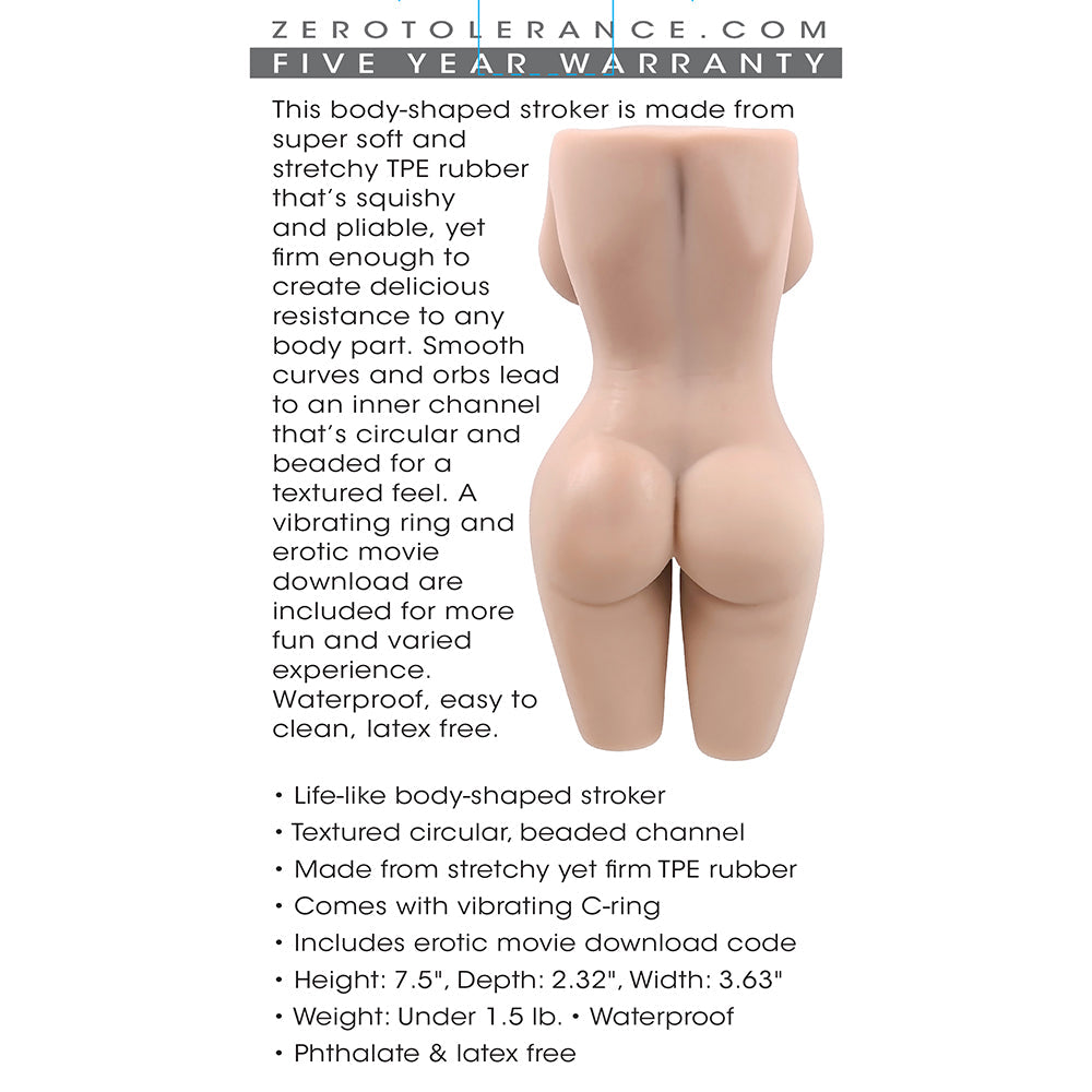 ZERO TOLERANCE - BODY LANGUAGE STROKER TPE LIGHT