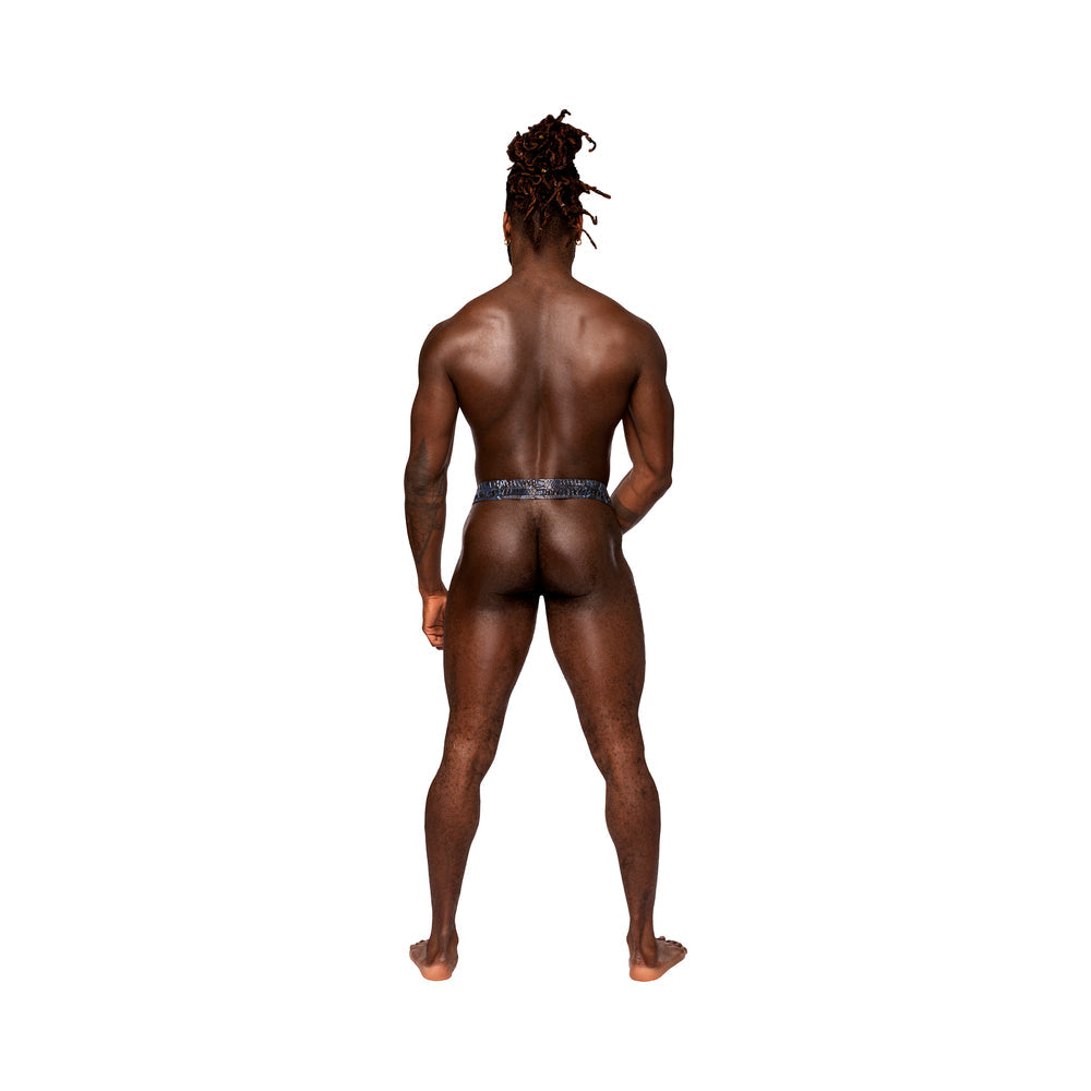 MALE POWER - CALCETÍN POTENCIA S''NAKED NEGRO/AZUL S/M