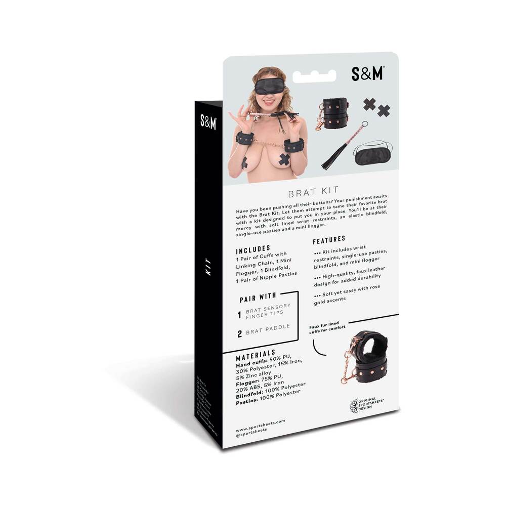 SPORTSHEETS - SEX & MISCHIEF BRAT 4-PIECE BONDAGE KIT