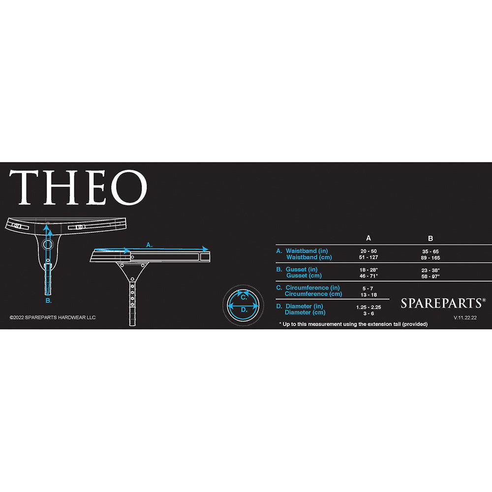 SPAREPARTS - THEO SINGLE STRAP HARNESS BLACK SIZE B
