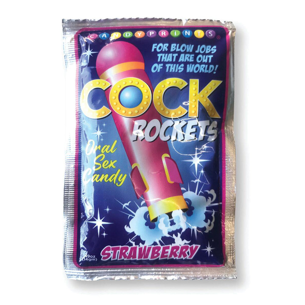 LITTLE GENIE - COCK ROCKETS ORAL SEX CANDY STRAWBERRY