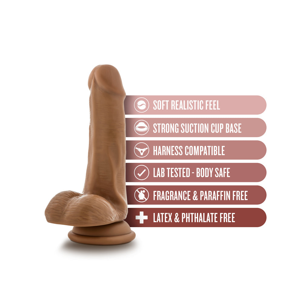 BLUSH - DR. SKIN DR. JEFFREY REALISTIC 6.5 IN. DILDO WITH BALLS