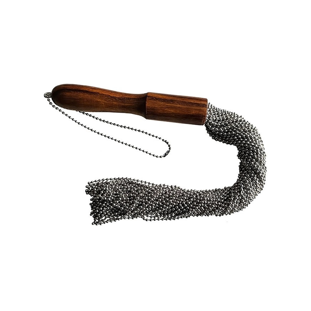 ROUGE GARMENTS - ROUGE BEADED METAL FLOGGER SILVER