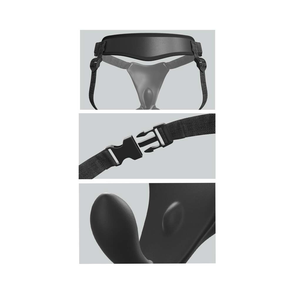 PIPEDREAM - BODY DOCK G-SPOT PRO VIBRATING SILICONE STRAP-ON HARNESS