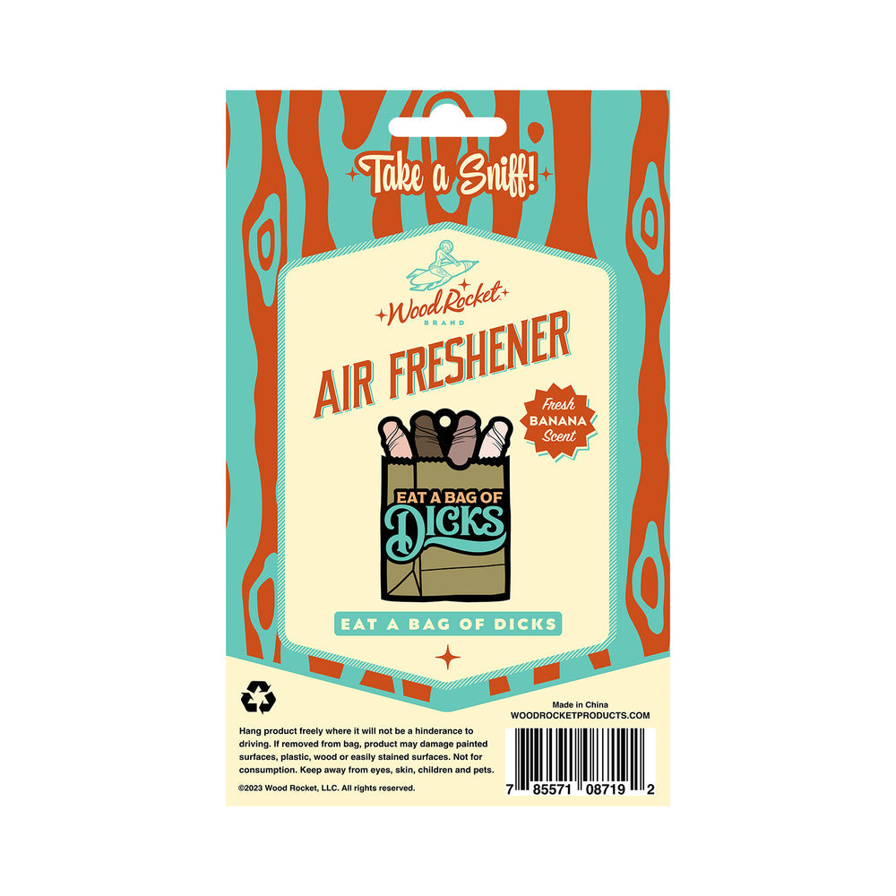 WOOD ROCKET - AIR FRESHENER BAG OF DICKS