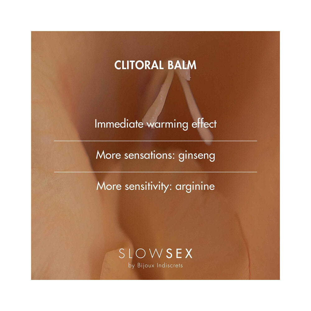 BIJOUX INDISCRETS - SLOW SEX CLITORAL BALM 0.34 OZ.