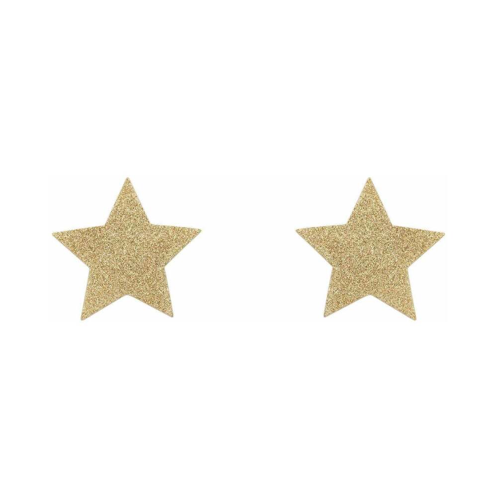 BIJOUX - INDISCRETS FLASH GOLDEN STAR NIPPLE COVERS