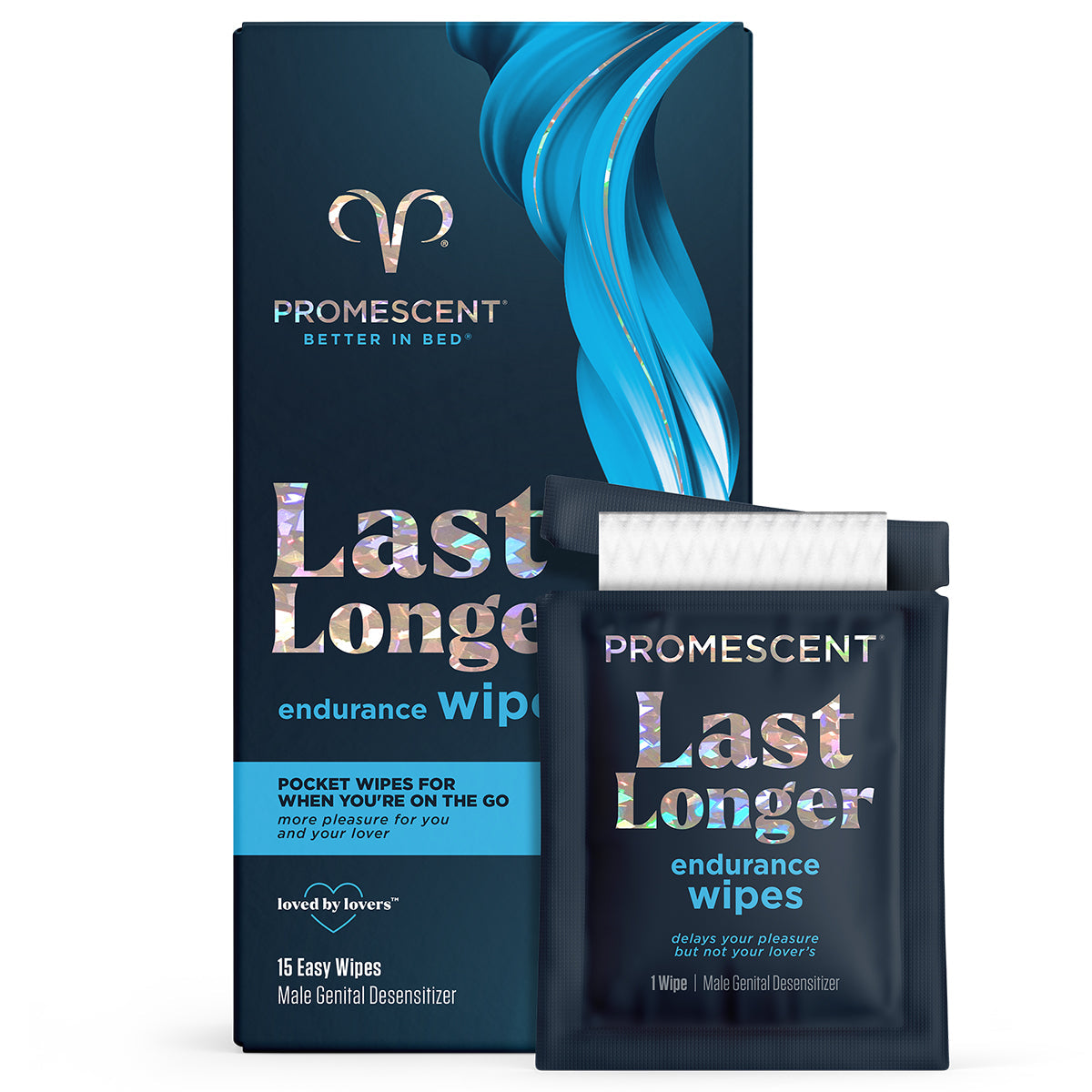 PROMESCENT - DELAY WIPES 15-PACK