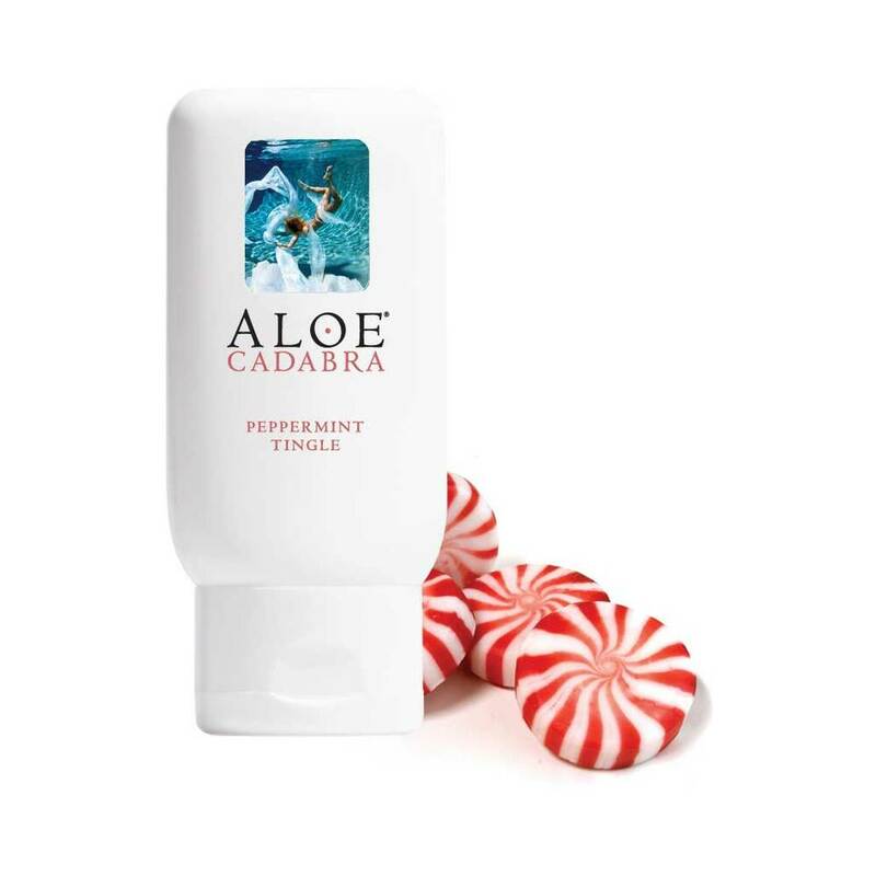 ALOE CADABRA PEPPERMINT TINGLE ALOE LUBRICANT 2.5 OZ.