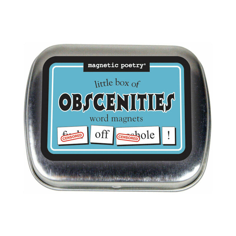 MAGNETIC POETRY - LITTLE BOX OF OBSCENITIES WORD MAGNETS