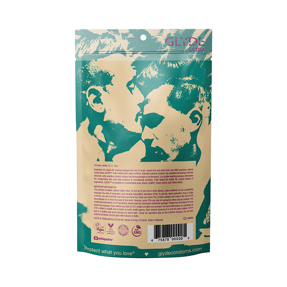 GLYDE CONDOMS - GLYDE ULTRA LATEX CONDOMS 36-PACK