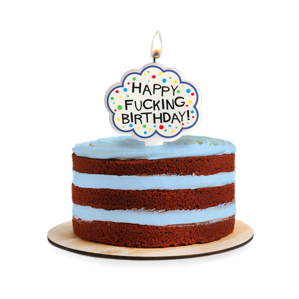 LITTLE GENIE - HAPPY FUCKING BIRTHDAY! X-RATED CANDLE