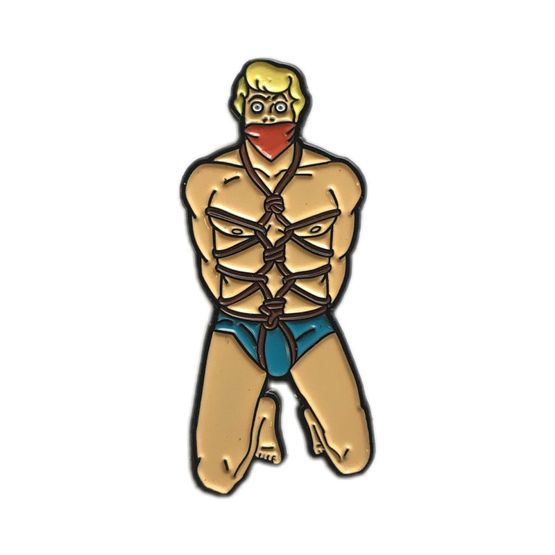 GEEKY & KINKY THE BLONDE GUY ENAMEL PIN