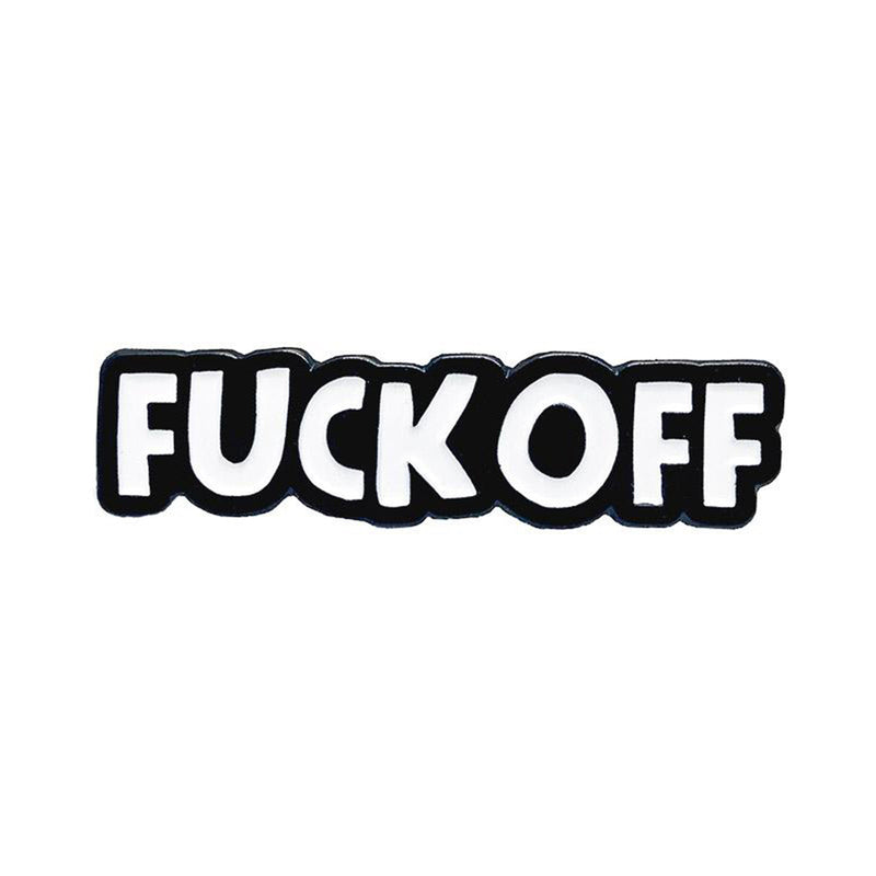 GEEKY & KINKY FUCK OFF ENAMEL PIN
