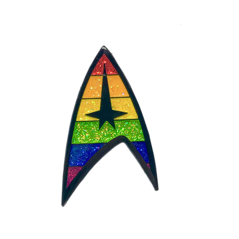 GEEKY & KINKY FEDERATION PRIDE ENAMEL PIN