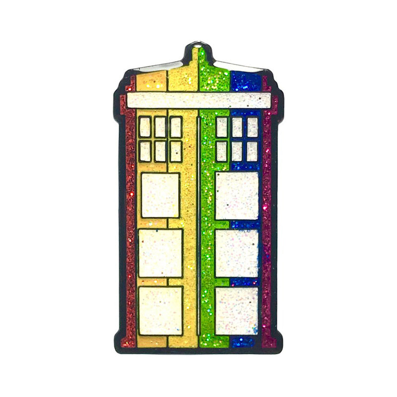 GEEKY & KINKY - TIME TRAVELER PRIDE ENAMEL PIN