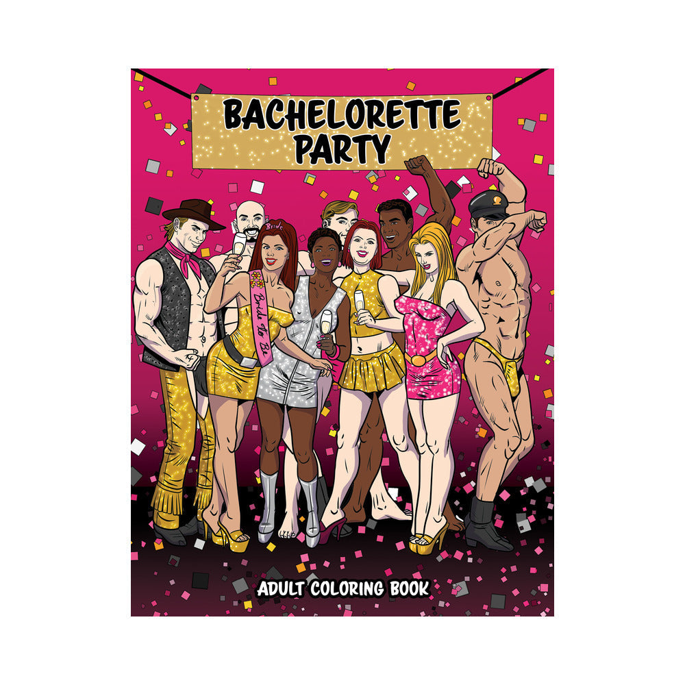 WOOD ROCKET - BACHELORETTE PARTY COLORING BOOK