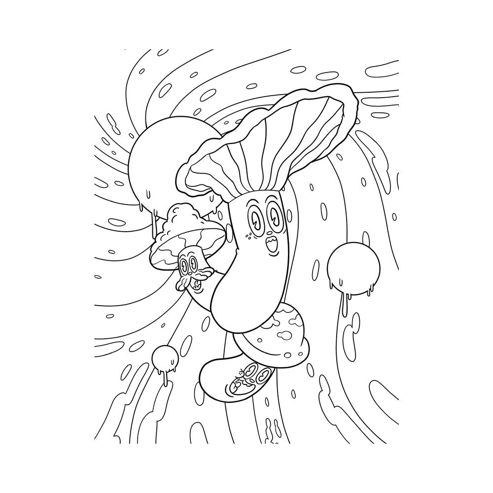 WOOD ROCKET - UN LIVRE DE COLORIAGE HALLUCINANT