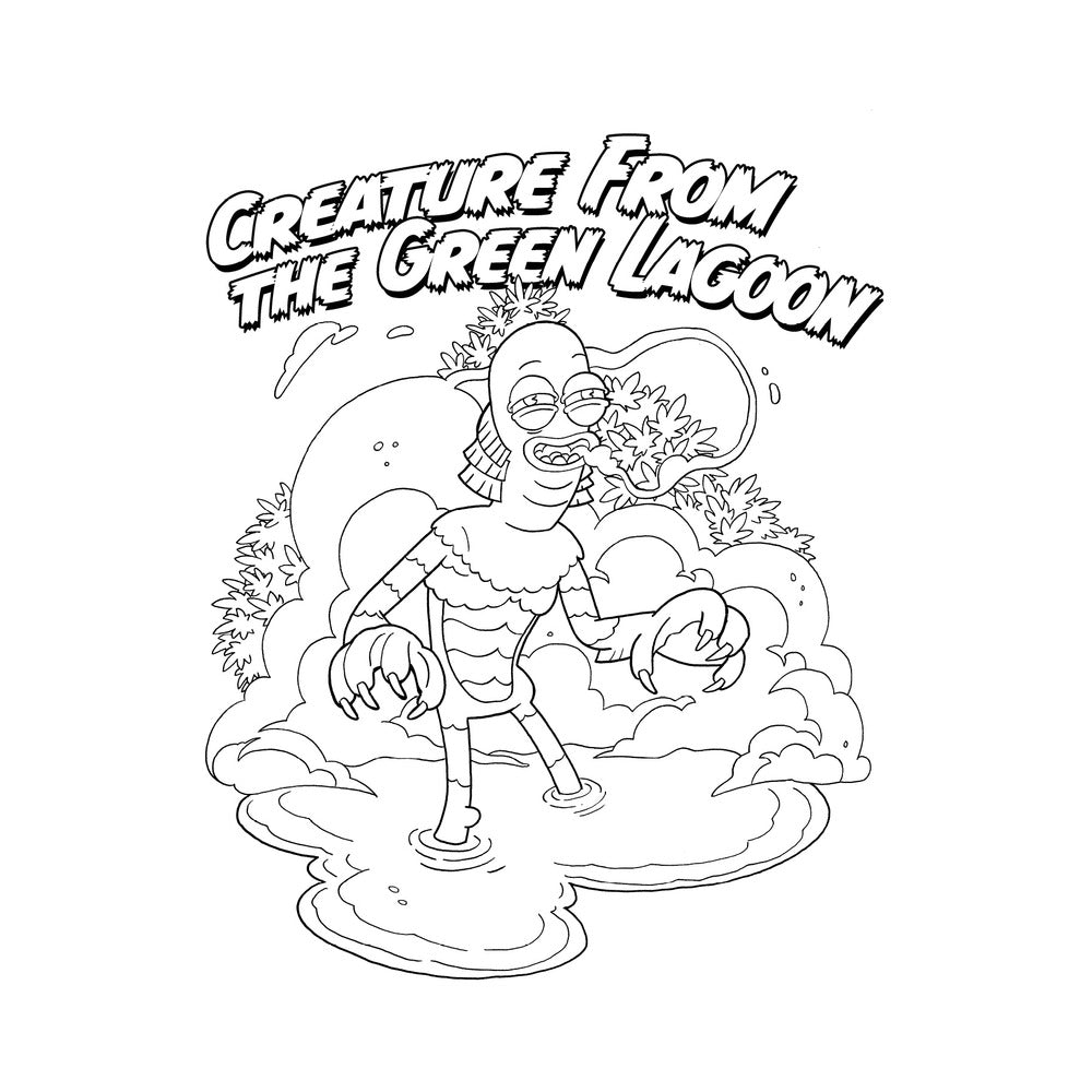 WOOD ROCKET - KILLER BUDS COLORING BOOK